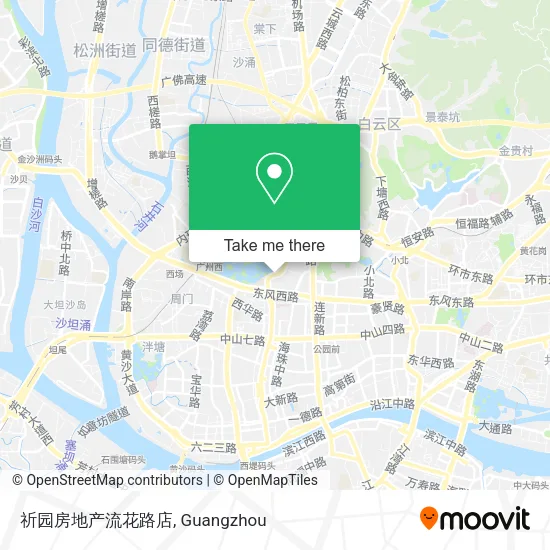 祈园房地产流花路店 map
