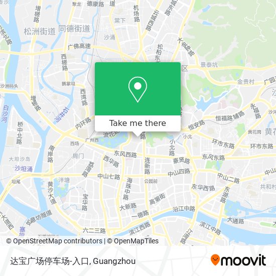 达宝广场停车场-入口 map