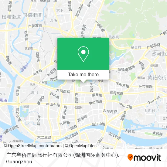 广东粤侨国际旅行社有限公司(锦洲国际商务中心) map