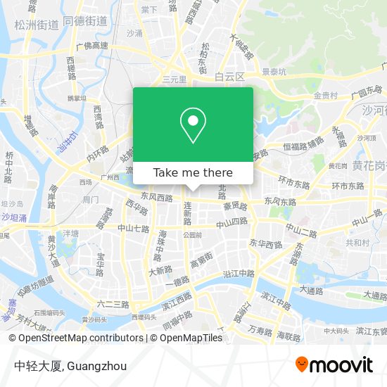 中轻大厦 map