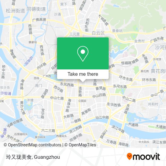 玲又珑美食 map