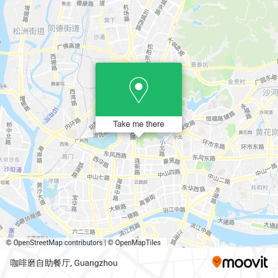 咖啡磨自助餐厅 map