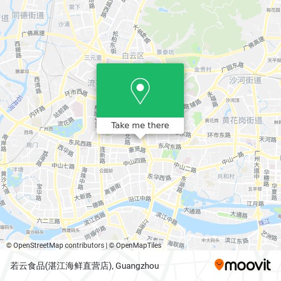 若云食品(湛江海鲜直营店) map