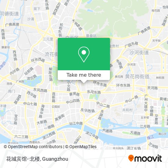 花城宾馆-·北楼 map
