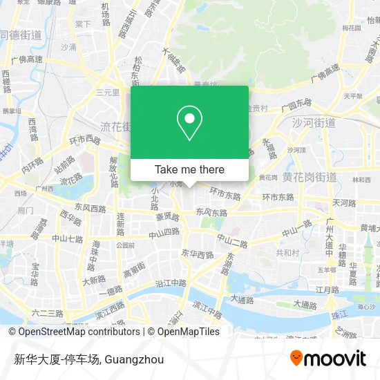 新华大厦-停车场 map