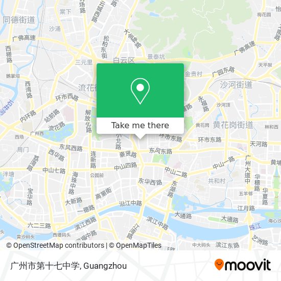 广州市第十七中学 map