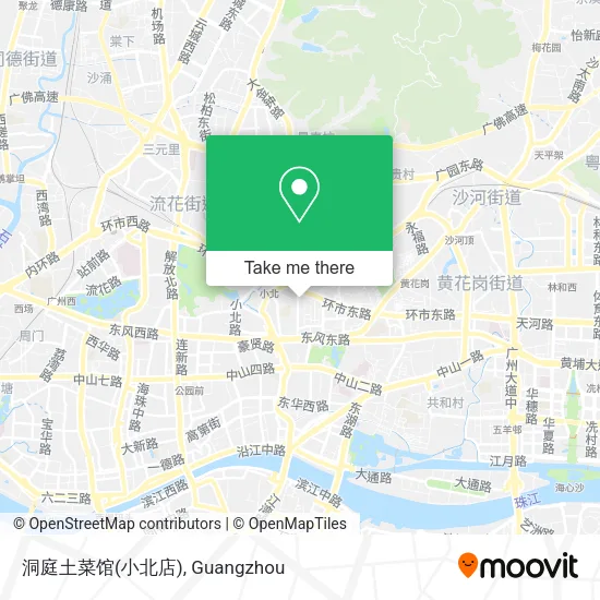 洞庭土菜馆(小北店) map
