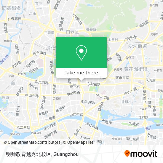 明师教育越秀北校区 map