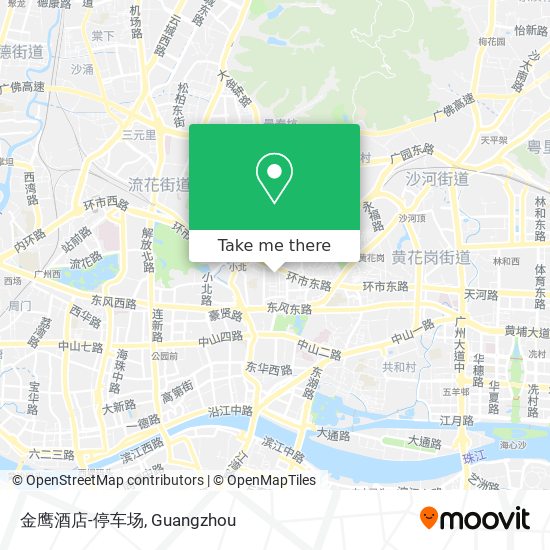 金鹰酒店-停车场 map