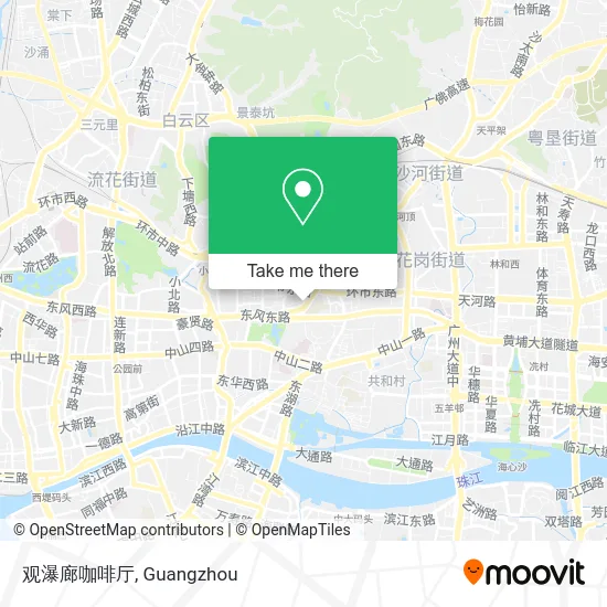 观瀑廊咖啡厅 map
