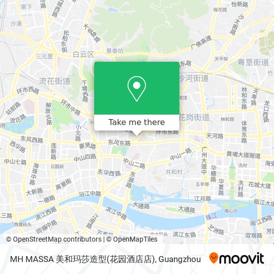 MH MASSA 美和玛莎造型(花园酒店店) map