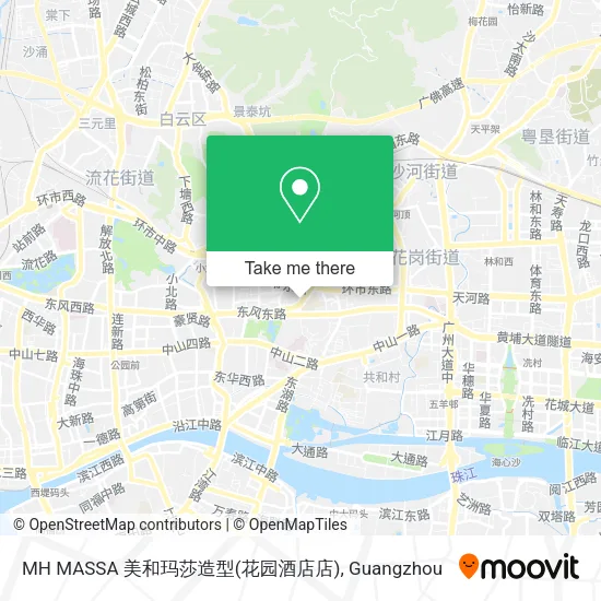 MH MASSA 美和玛莎造型(花园酒店店) map