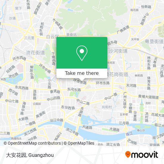 大安花园 map