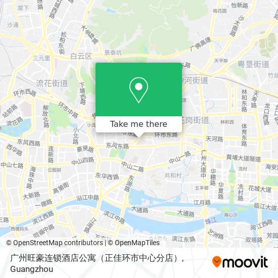 广州旺豪连锁酒店公寓（正佳环市中心分店） map