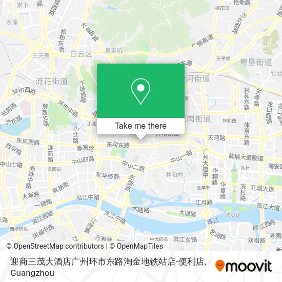 迎商三茂大酒店广州环市东路淘金地铁站店-便利店 map