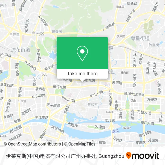 伊莱克斯(中国)电器有限公司广州办事处 map