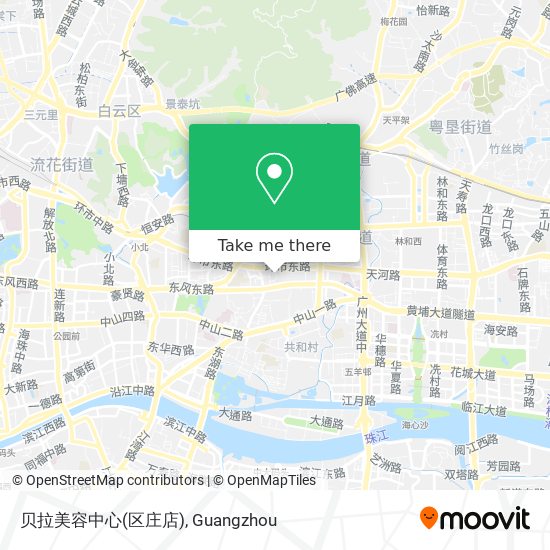 贝拉美容中心(区庄店) map
