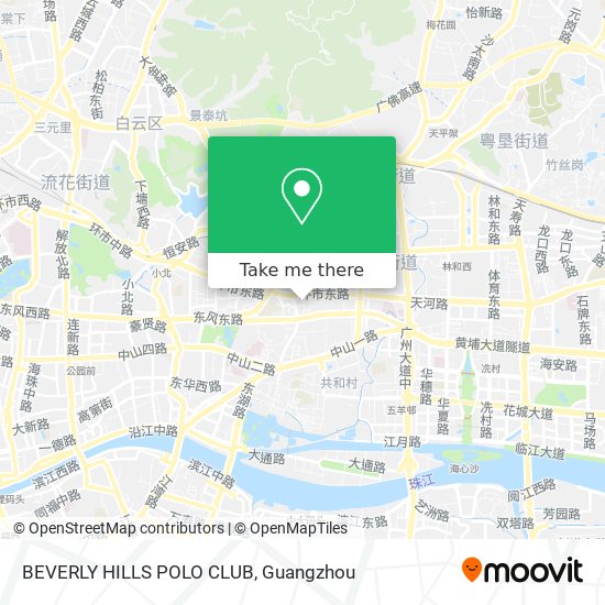 BEVERLY HILLS POLO CLUB map