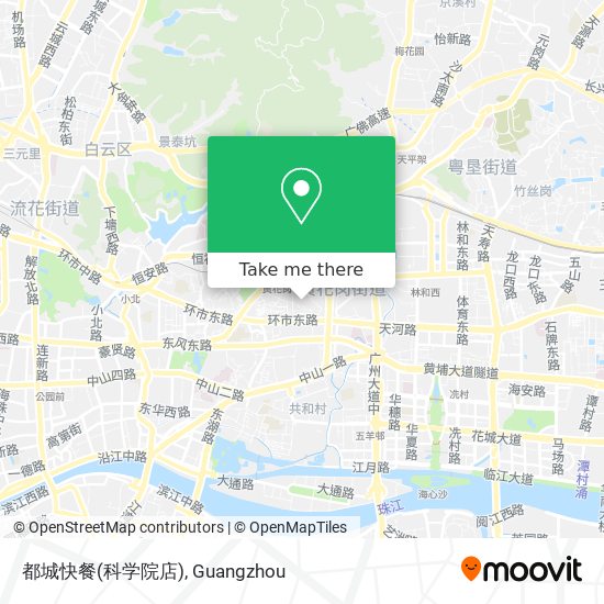都城快餐(科学院店) map