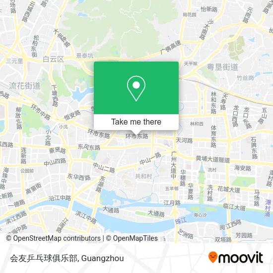 会友乒乓球俱乐部 map