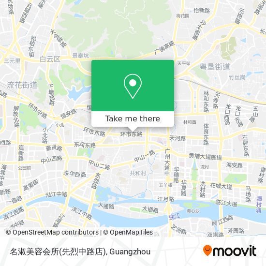 名淑美容会所(先烈中路店) map