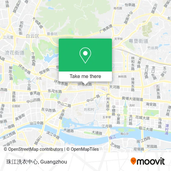 珠江洗衣中心 map