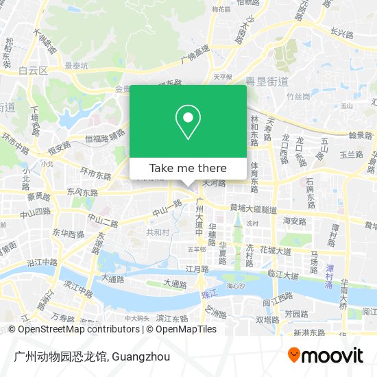 广州动物园恐龙馆 map