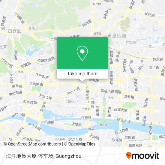 海洋地质大厦-停车场 map