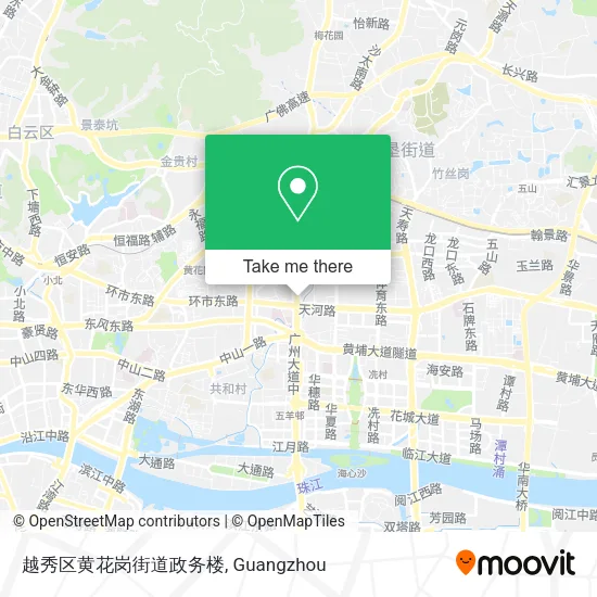 越秀区黄花岗街道政务楼 map