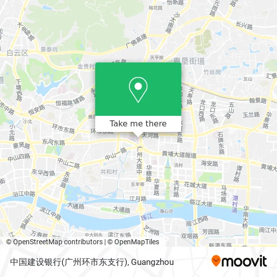 中国建设银行(广州环市东支行) map