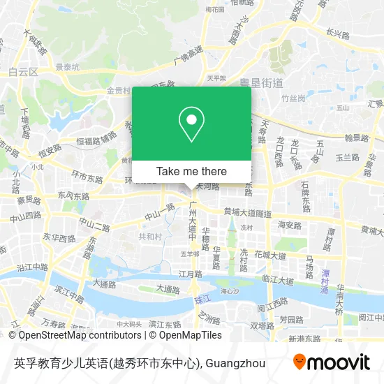 英孚教育少儿英语(越秀环市东中心) map