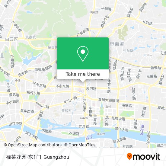 福莱花园-东1门 map