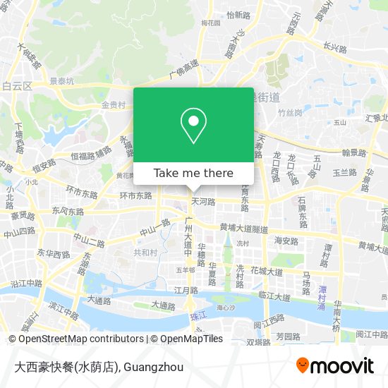 大西豪快餐(水荫店) map