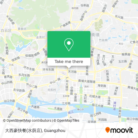 大西豪快餐(水荫店) map