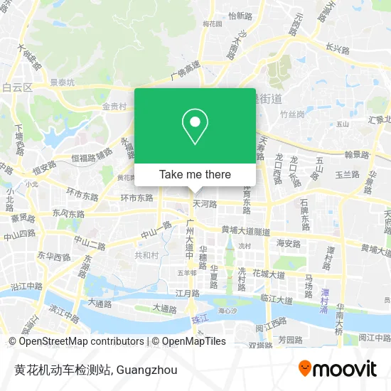 黄花机动车检测站 map
