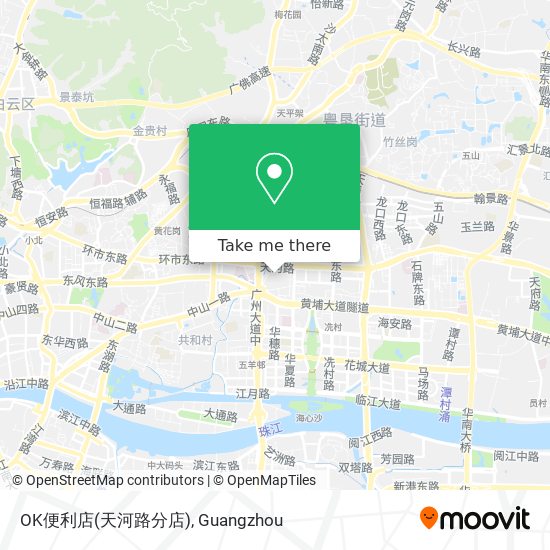 OK便利店(天河路分店) map