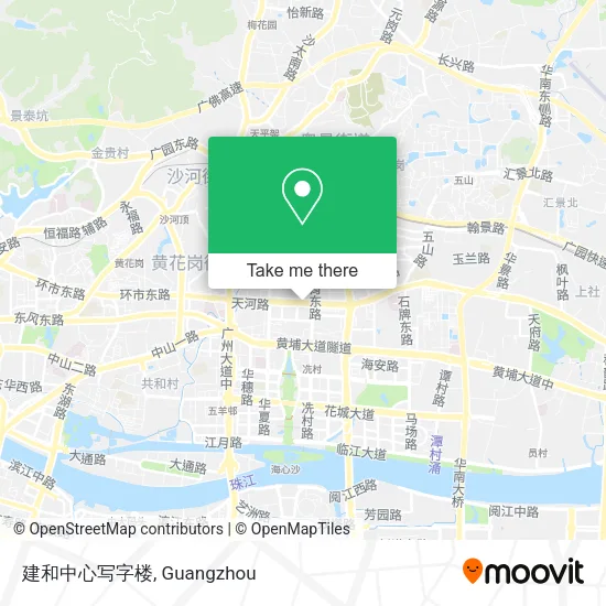 建和中心写字楼 map
