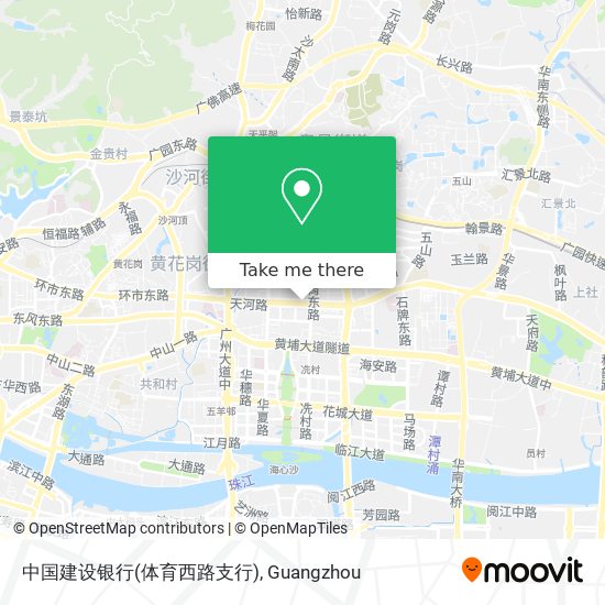 中国建设银行(体育西路支行) map