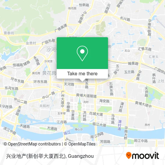 兴业地产(新创举大厦西北) map