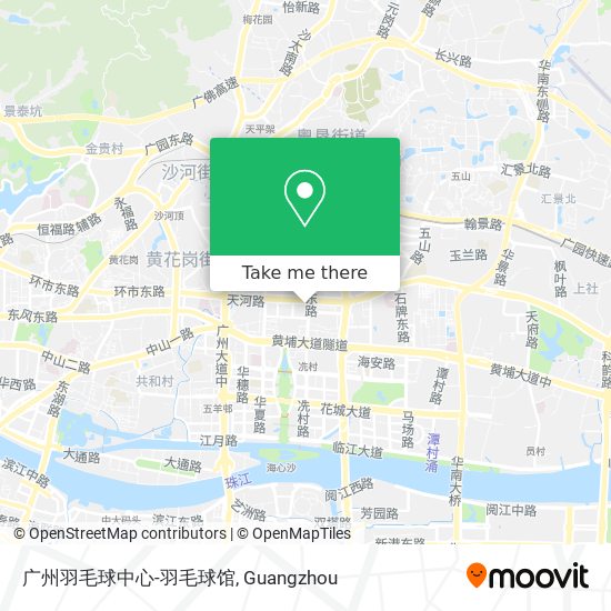 广州羽毛球中心-羽毛球馆 map