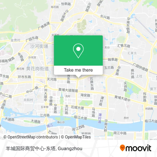羊城国际商贸中心-东塔 map