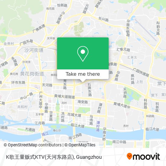 K歌王量贩式KTV(天河东路店) map