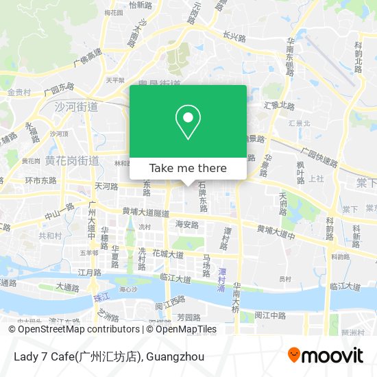 Lady 7 Cafe(广州汇坊店) map