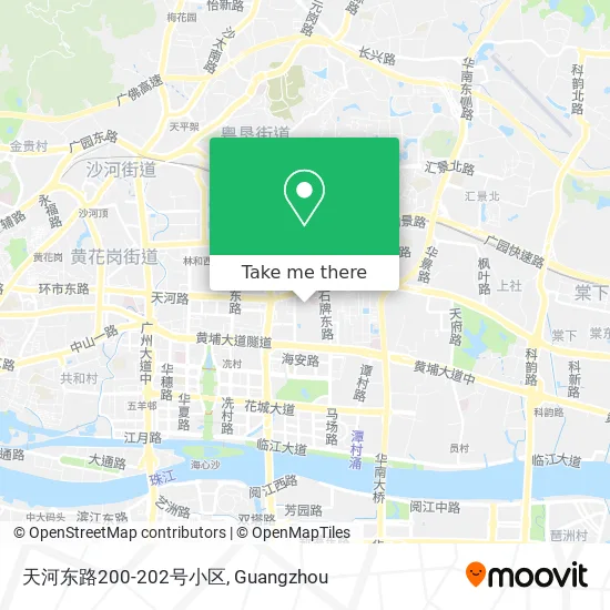 天河东路200-202号小区 map