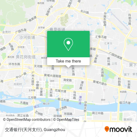 交通银行(天河支行) map