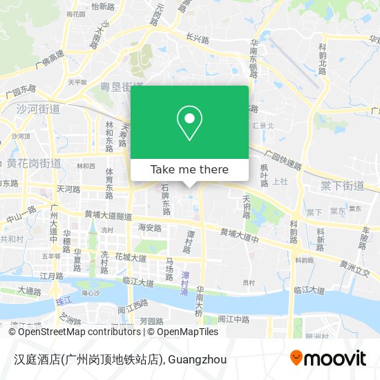 汉庭酒店(广州岗顶地铁站店) map