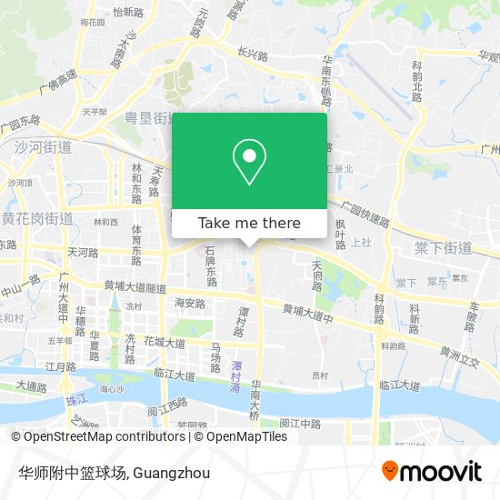 华师附中篮球场 map