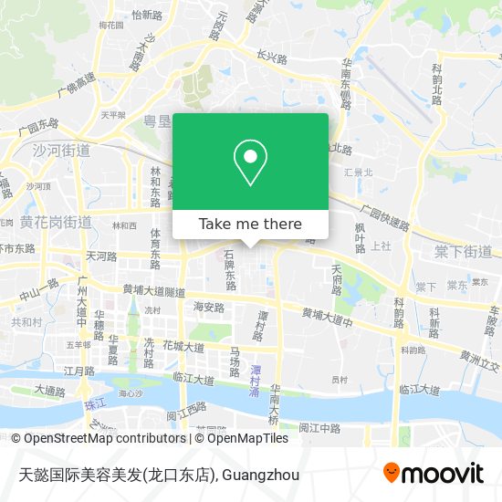 天懿国际美容美发(龙口东店) map