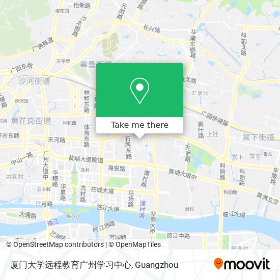 厦门大学远程教育广州学习中心 map