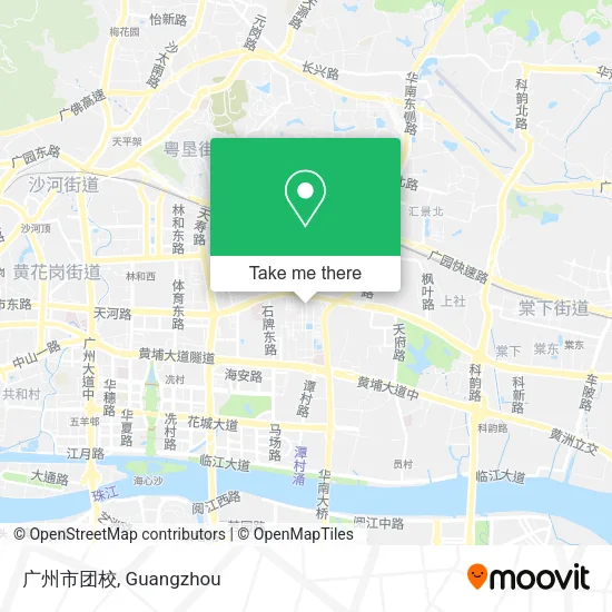 广州市团校 map